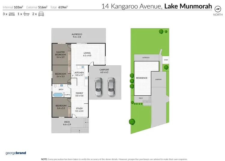 Floorplan of Homely house listing, 14 Kangaroo Avenue, Lake Munmorah NSW 2259