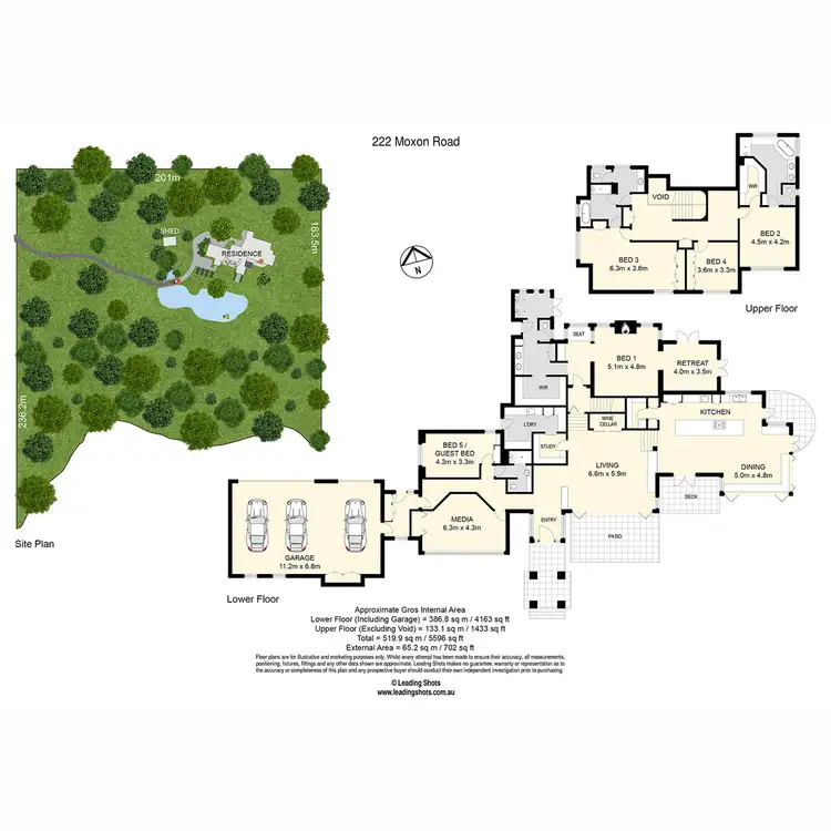Floorplan of Homely house listing, 222 Moxon Road, Burbank QLD 4156