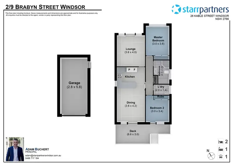 Floorplan of Homely house listing, 2/9 Brabyn Street, Windsor NSW 2756