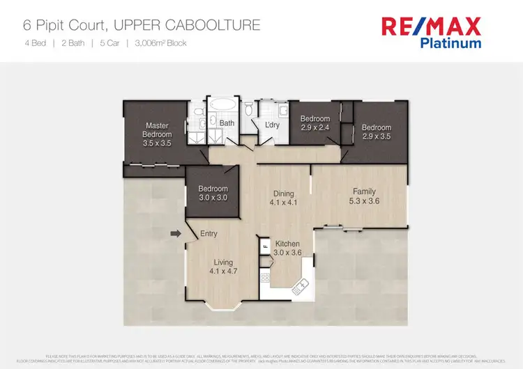 Floorplan of Homely house listing, 6 Pipit Court, Upper Caboolture QLD 4510
