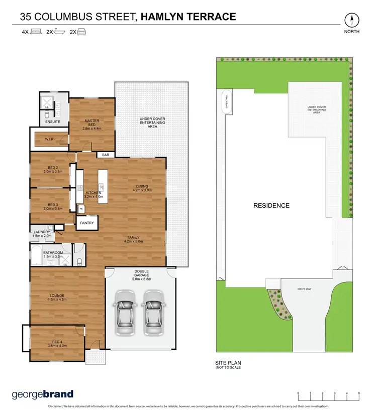 Floorplan of Homely house listing, 35 Columbus Street, Hamlyn Terrace NSW 2259
