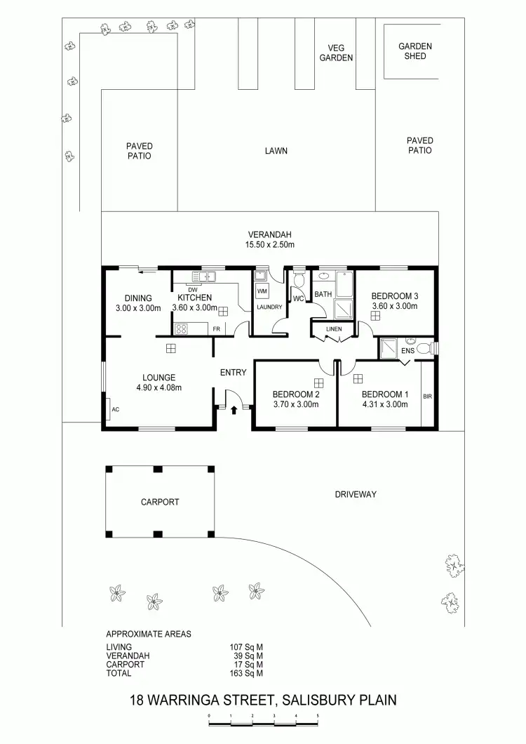 Floorplan of Homely house listing, 18 Warringa Street, Salisbury Plain SA 5109