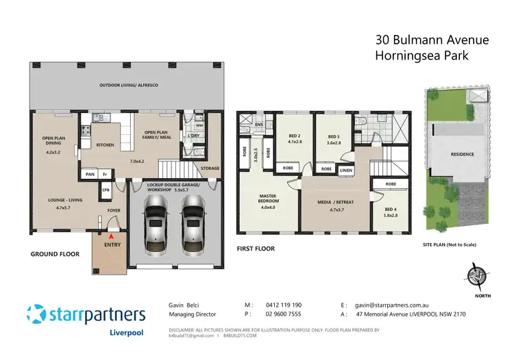 Floorplan of Homely house listing, 30 Bulmann Avenue, Horningsea Park NSW 2171