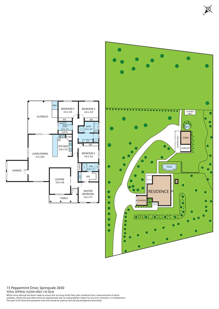 Floorplan of Homely house listing, 15 Peppermint Drive, Springvale NSW 2650