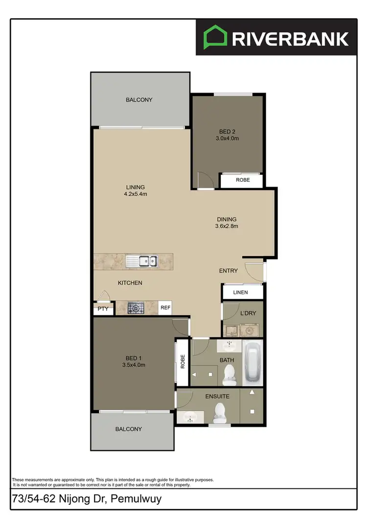 Floorplan of Homely apartment listing, 73/54-62 Nijong Drive, Pemulwuy NSW 2145