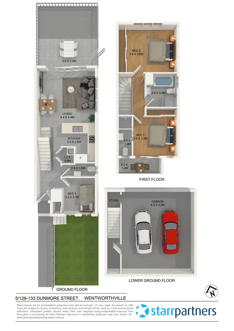 Floorplan of Homely townhouse listing, 5/129-133 Dunmore Street, Wentworthville NSW 2145