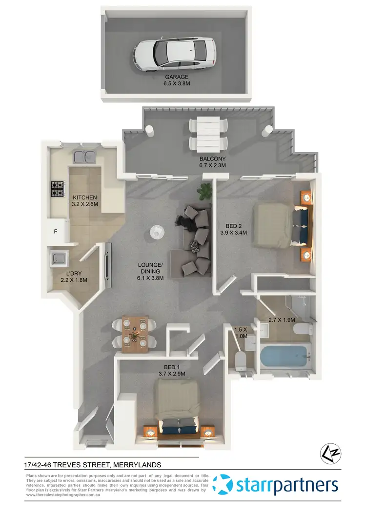 Floorplan of Homely unit listing, 17/42-46 Treves Street, Merrylands NSW 2160