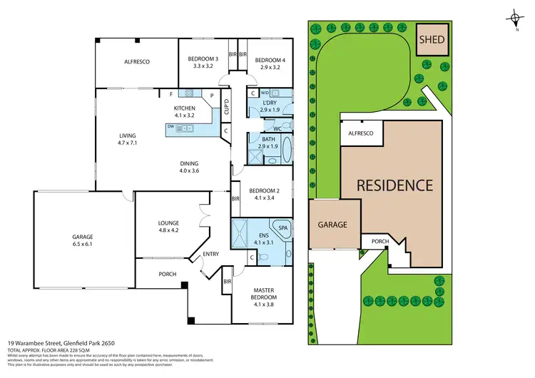 Floorplan of Homely house listing, 19 Warambee Street, Glenfield Park NSW 2650