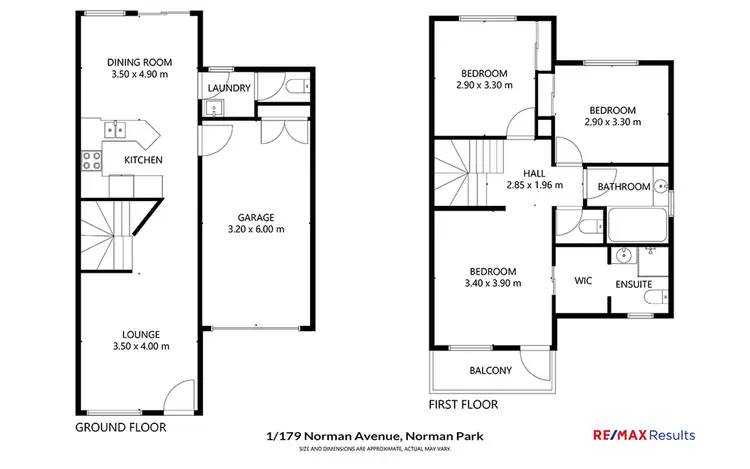 Floorplan of Homely townhouse listing, 1/179 Norman Avenue, Norman Park QLD 4170