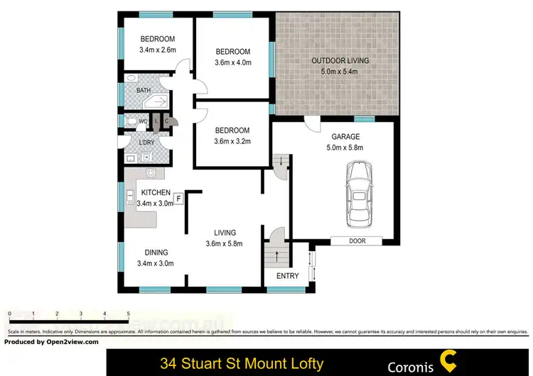 Floorplan of Homely house listing, 34 Stuart Street, Mount Lofty QLD 4350
