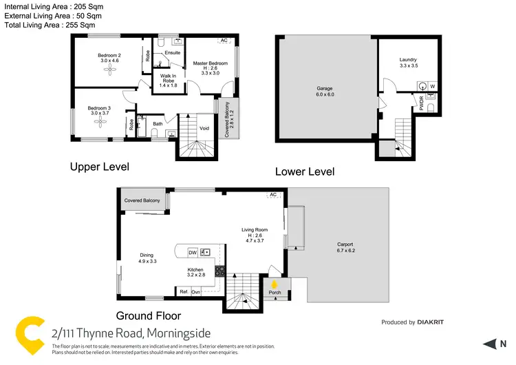 Floorplan of Homely townhouse listing, 2/111 Thynne Road, Morningside QLD 4170