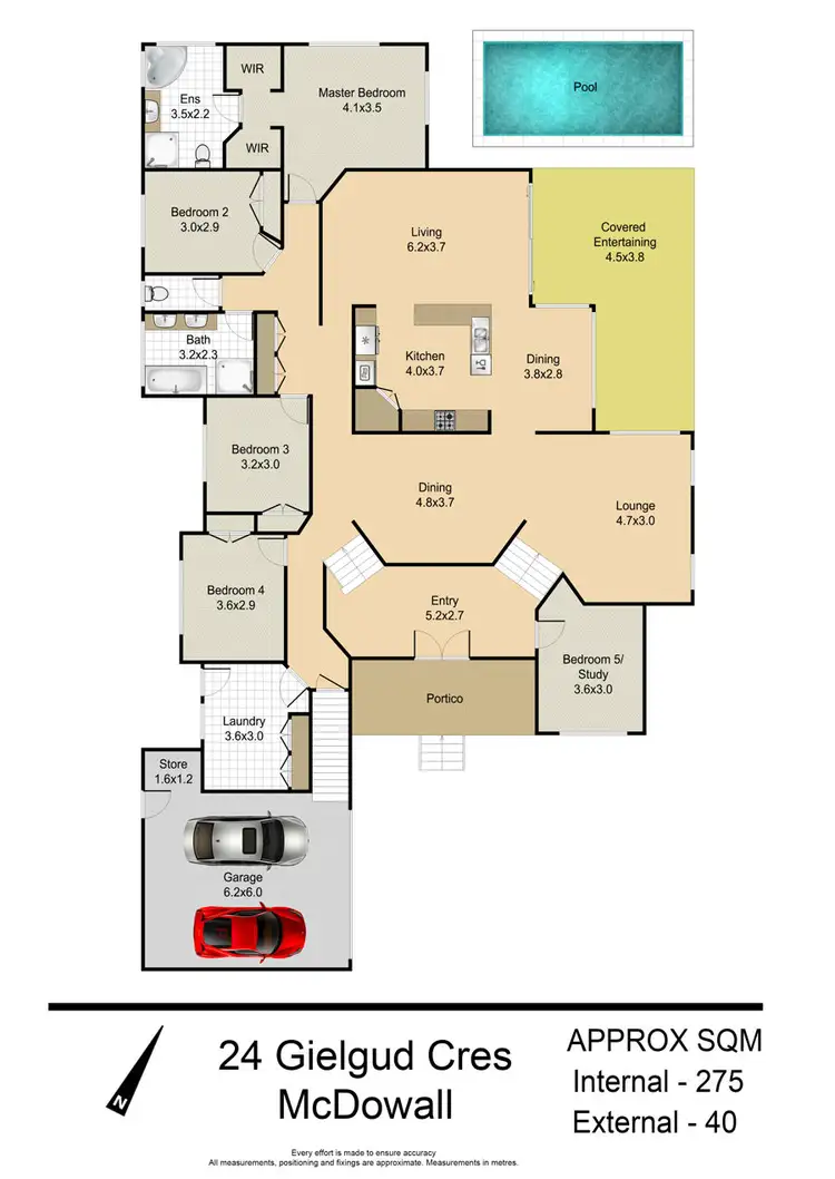 Floorplan of Homely house listing, 24 Gielgud Crescent, Mcdowall QLD 4053