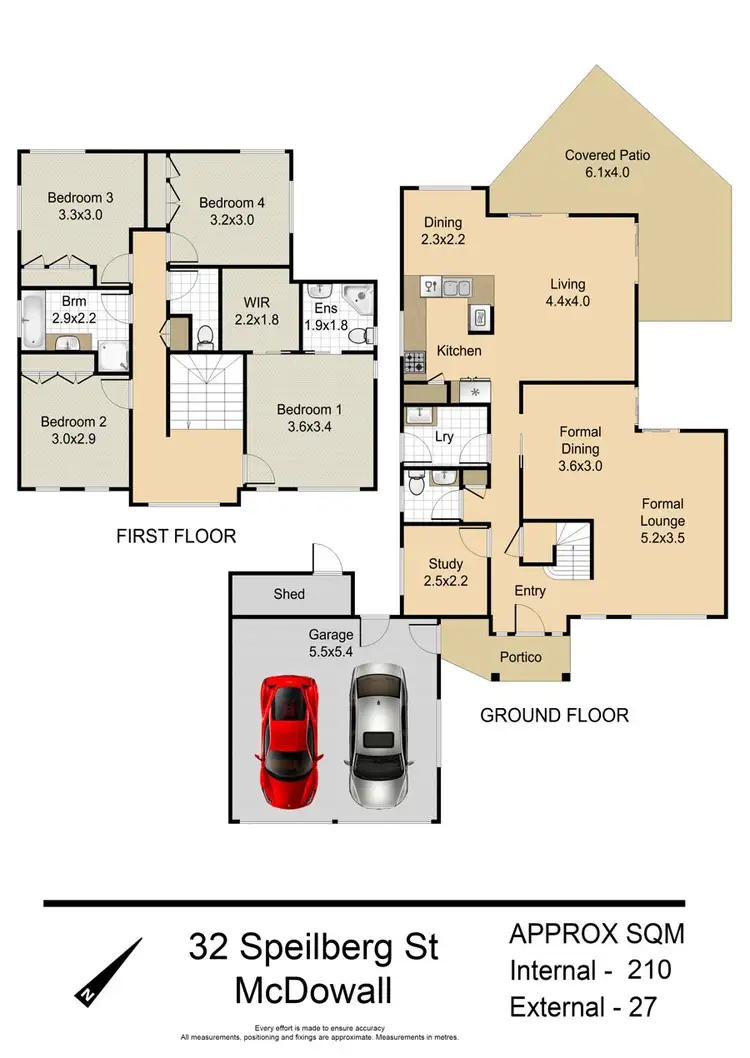 Floorplan of Homely house listing, 32 Speilberg Street, Mcdowall QLD 4053
