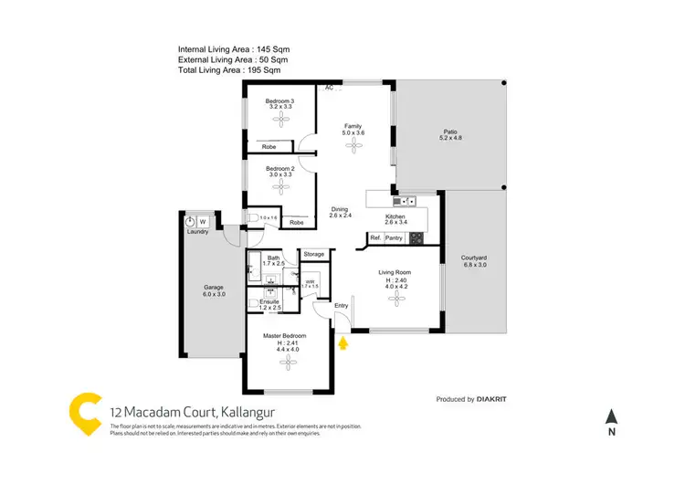 Floorplan of Homely house listing, 12 Macadam Court, Kallangur QLD 4503