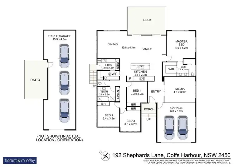 Floorplan of Homely house listing, 192 Shephards Ln, Coffs Harbour NSW 2450