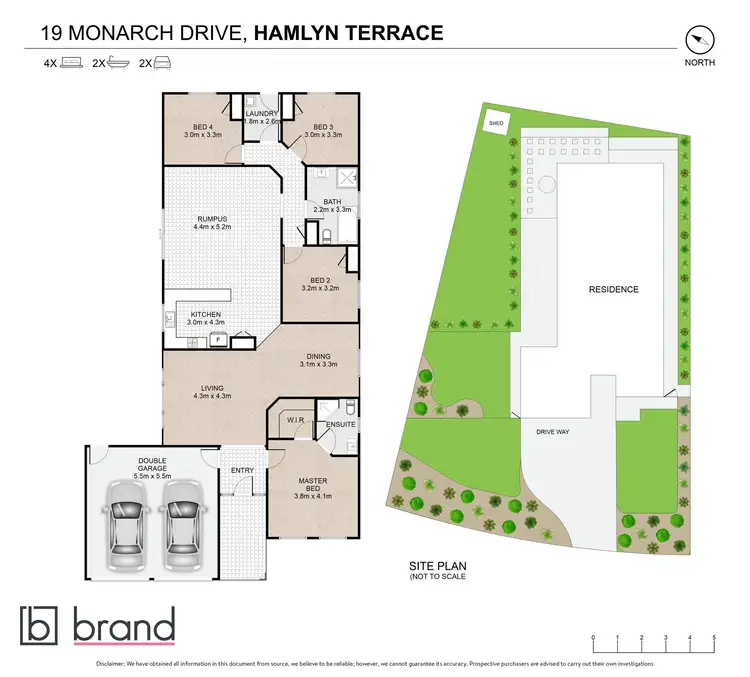 Floorplan of Homely house listing, 19 Monarch Drive, Hamlyn Terrace NSW 2259