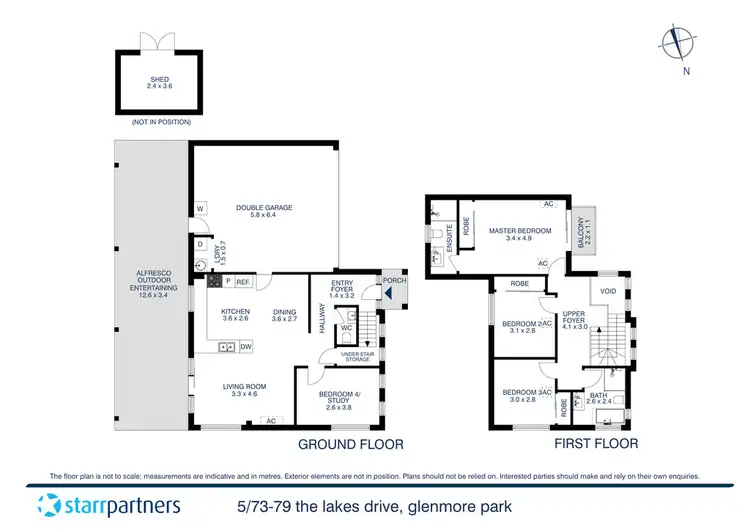 Floorplan of Homely house listing, 5/73-79 The Lakes Drive, Glenmore Park NSW 2745
