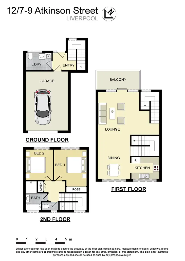 Floorplan of Homely apartment listing, 12/7-9 Atkinson Street, Liverpool NSW 2170