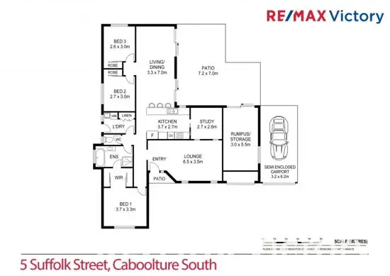 Floorplan of Homely house listing, 5 Suffolk Street, Caboolture South QLD 4510