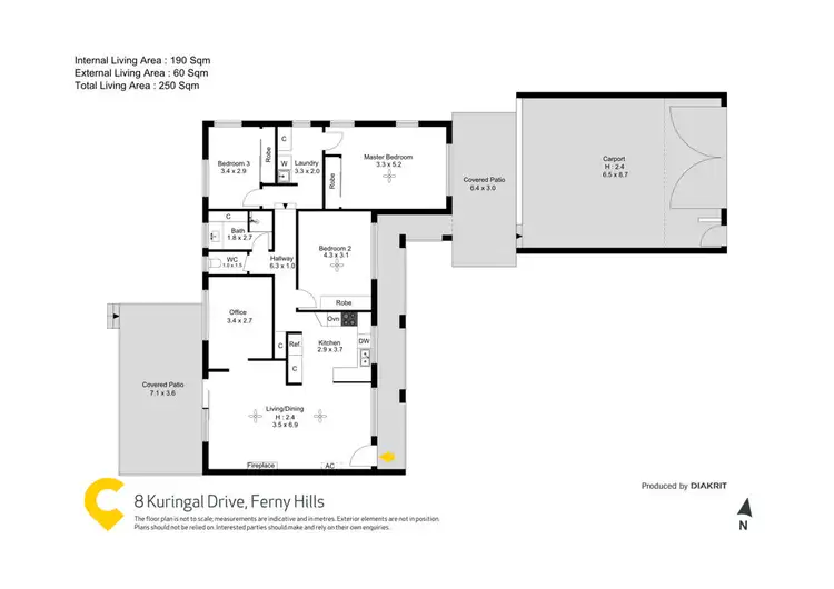 Floorplan of Homely house listing, 8 Kuringal Drive, Ferny Hills QLD 4055