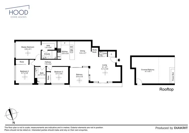 Floorplan of Homely unit listing, 13/62 York Street, Indooroopilly QLD 4068