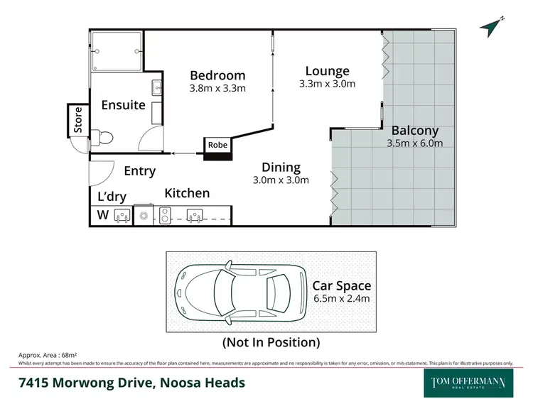 Floorplan of Homely unit listing, 7415/5 Morwong Drive, Noosa Heads QLD 4567