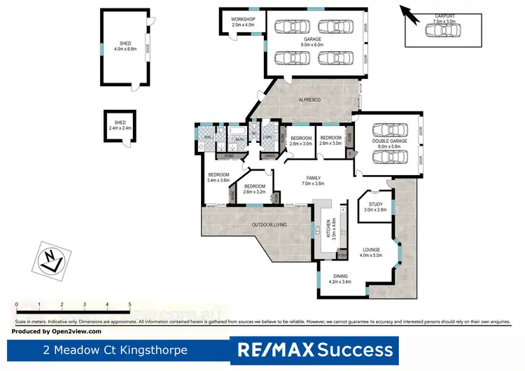 Floorplan of Homely house listing, 2 Meadow Court, Kingsthorpe QLD 4400