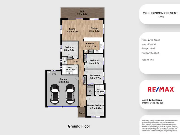 Floorplan of Homely house listing, 29 Rubicon Crescent, Kuraby QLD 4112