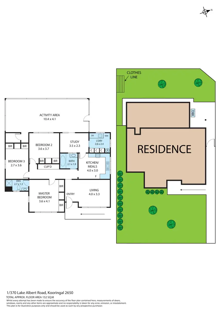 Floorplan of Homely house listing, 1/370 Lake Albert Road, Kooringal NSW 2650