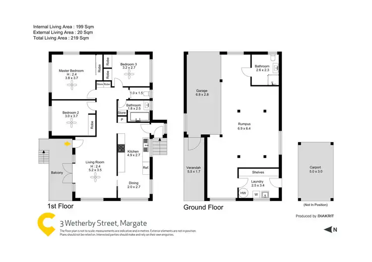 Floorplan of Homely house listing, 3 Wetherby Street, Margate QLD 4019