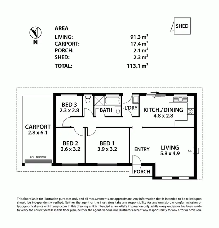 Floorplan of Homely house listing, 2/1 Blackwell Court, Mount Barker SA 5251
