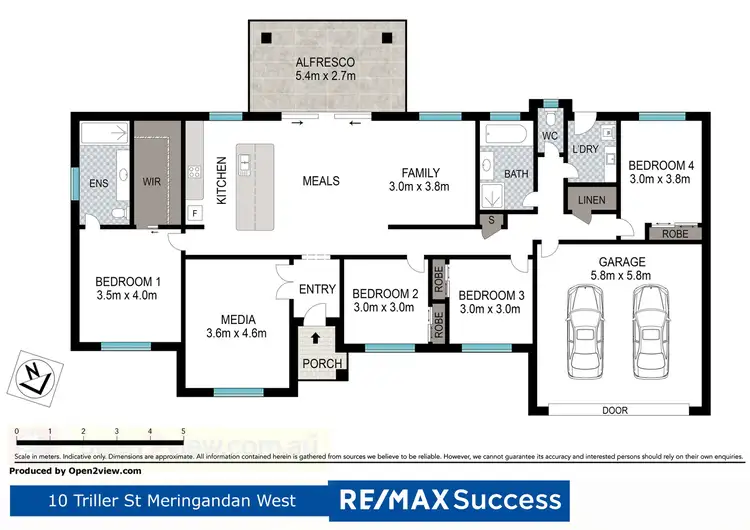 Floorplan of Homely house listing, 10 Triller Street, Meringandan West QLD 4352