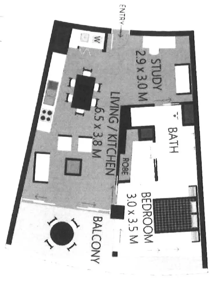 Floorplan of Homely apartment listing, @ 21 Elizabeth Avenue, Broadbeach QLD 4218