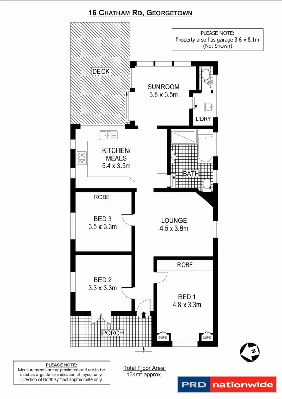 Floorplan of Homely house listing, 16 OLD Chatham Road, Georgetown NSW 2298