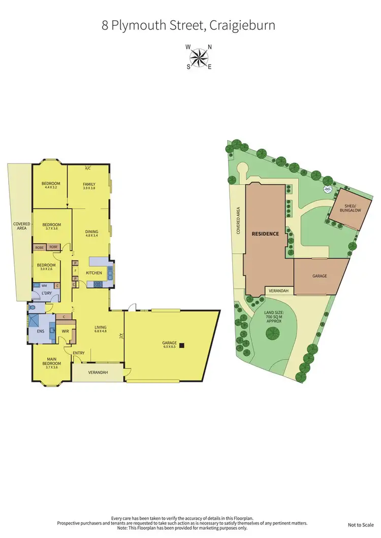 Floorplan of Homely house listing, 8 Plymouth Court, Craigieburn VIC 3064