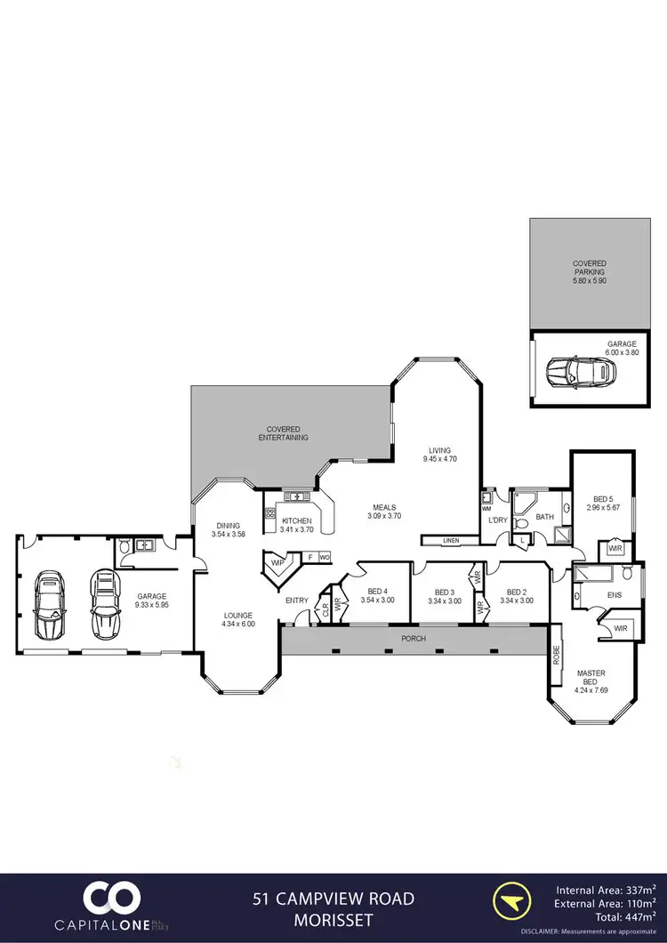Floorplan of Homely rural property listing, 51 Campview Road, Morisset NSW 2264
