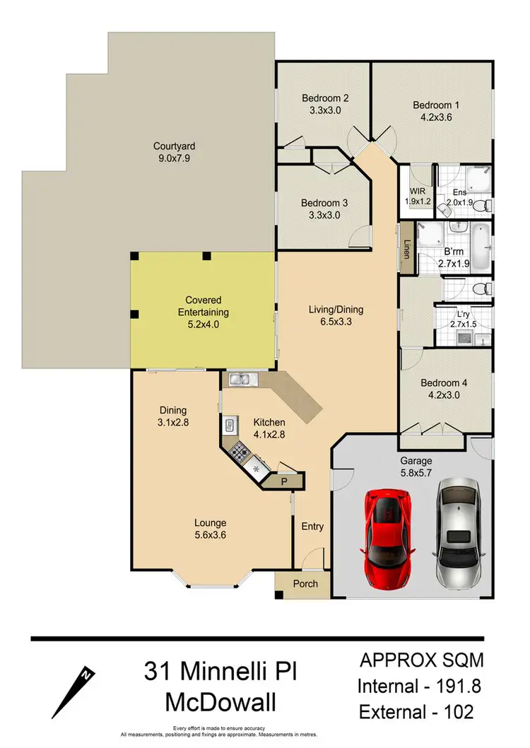 Floorplan of Homely house listing, 31 Minnelli Place, Mcdowall QLD 4053
