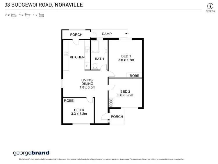 Floorplan of Homely house listing, 38 Budgewoi Road, Noraville NSW 2263