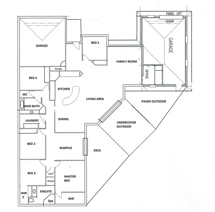 Floorplan of Homely house listing, 66 Polzin Road, Highfields QLD 4352