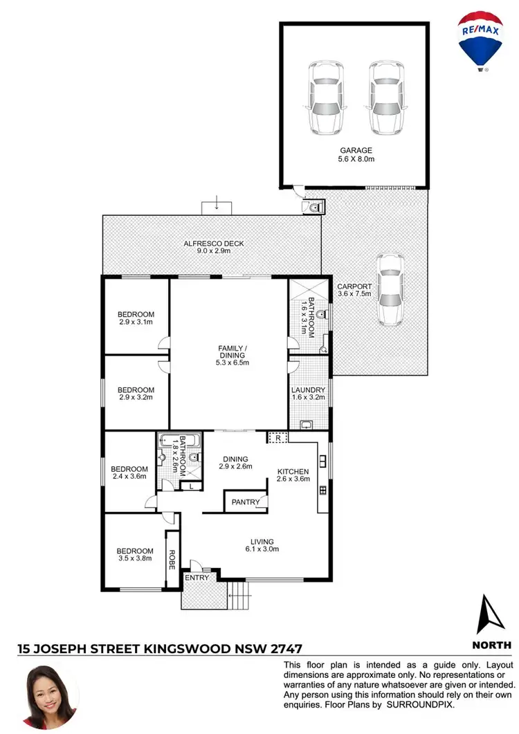 Floorplan of Homely house listing, 15 JOSEPH STREET, Kingswood NSW 2747