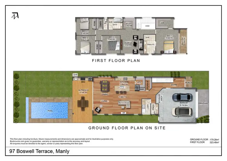 Floorplan of Homely house listing, 97 Boswell Terrace, Manly QLD 4179
