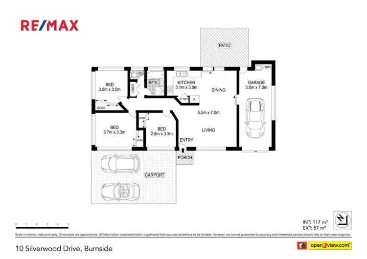 Floorplan of Homely house listing, 10 Silverwood Drive, Burnside QLD 4560