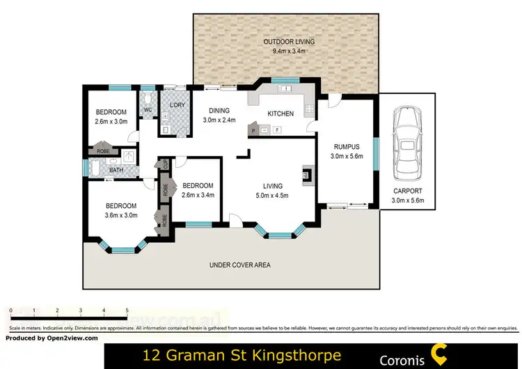 Floorplan of Homely house listing, 12 Graman Street, Kingsthorpe QLD 4400