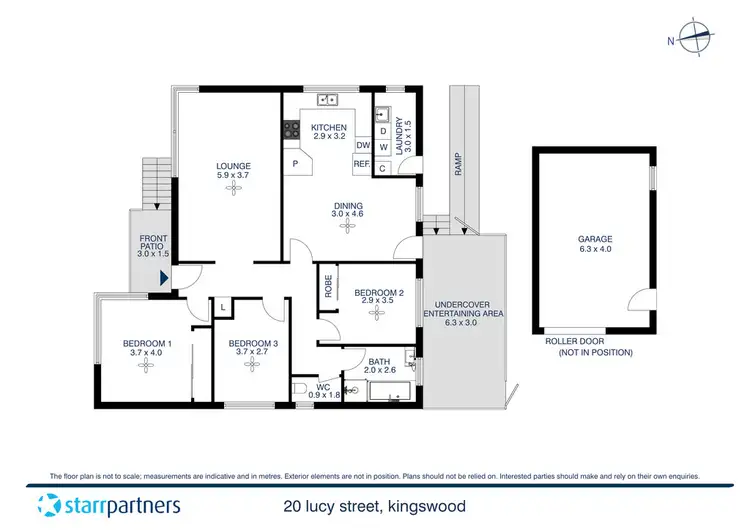 Floorplan of Homely house listing, 20 Lucy Street, Kingswood NSW 2747