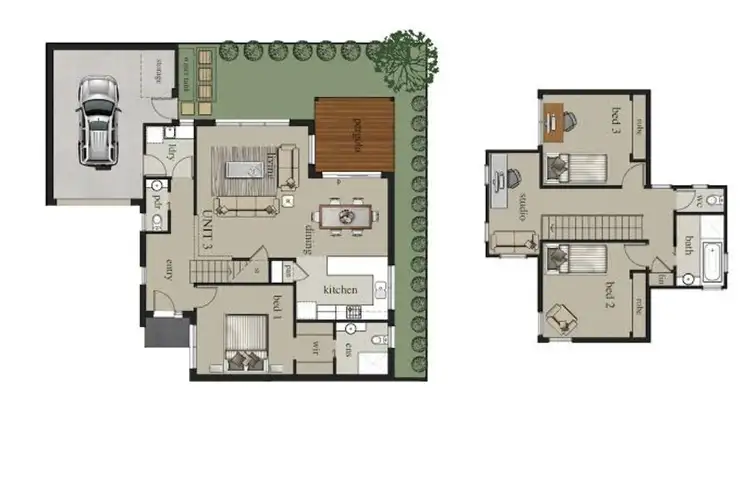 Floorplan of Homely unit listing, unit3/18 South Parade, Blackburn VIC 3130