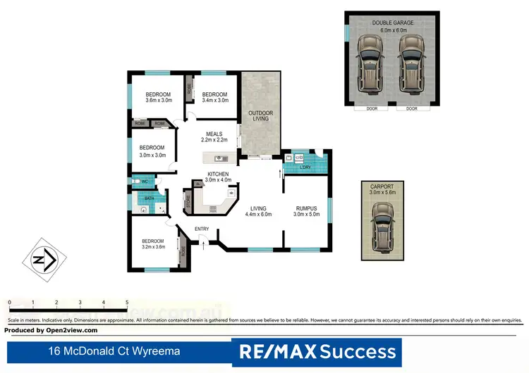 Floorplan of Homely house listing, 16 McDonald Court, Wyreema QLD 4352