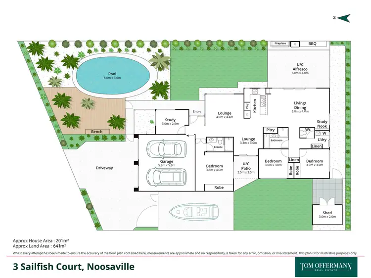 Floorplan of Homely house listing, 3 Sailfish Court, Noosaville QLD 4566