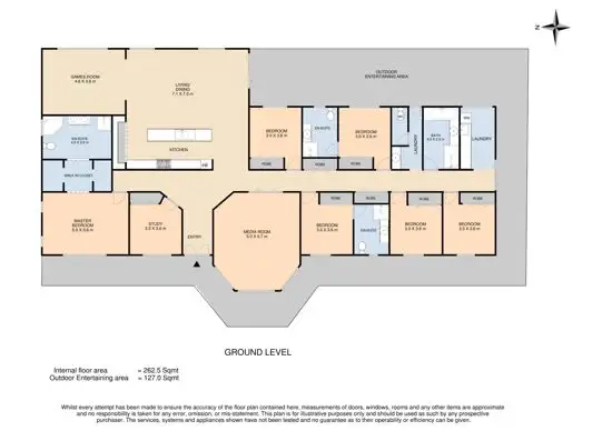 Floorplan of Homely house listing, 12 Parkridge Drive, Withcott QLD 4352