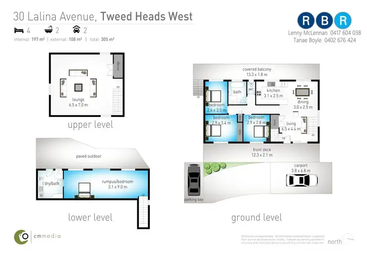 Floorplan of Homely house listing, 30 Lalina Avenue, Tweed Heads West NSW 2485