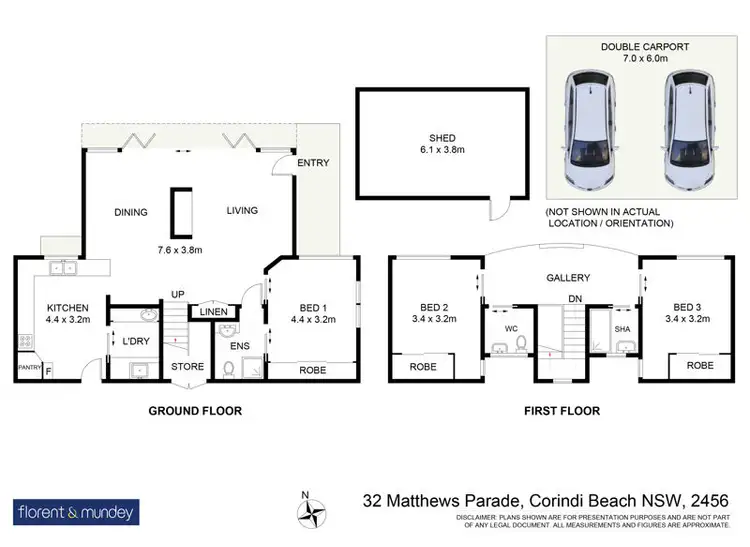 Floorplan of Homely house listing, 32 Matthews Pde, Corindi Beach NSW 2456